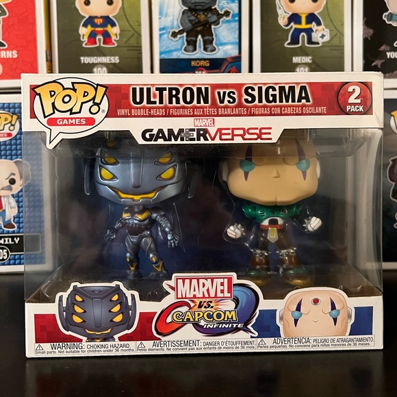 Ultron vs Sigma Marvel Contest of Champions Funko Pop 2 Pack (No Display Stand)